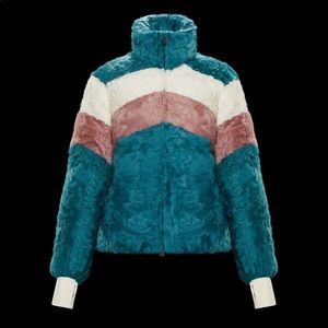 MONCLER GENIUS
Blue Lamar Fur Coat In Multicolor